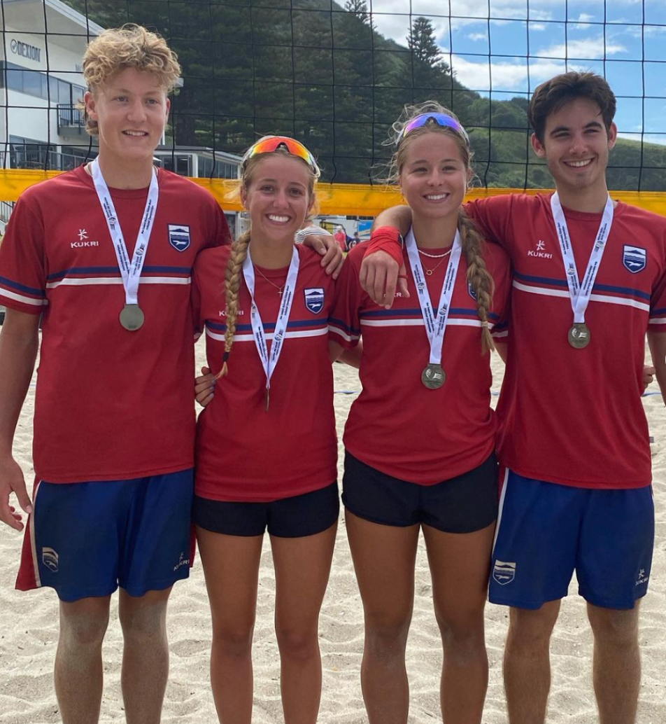 9 Feb 2022 Sports hompage image NZSS Volleyball winners